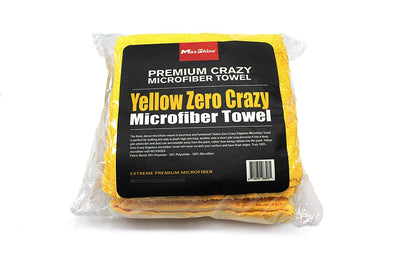 MaxShine Yellow Zero Crazy Microfibre towel 5 pack